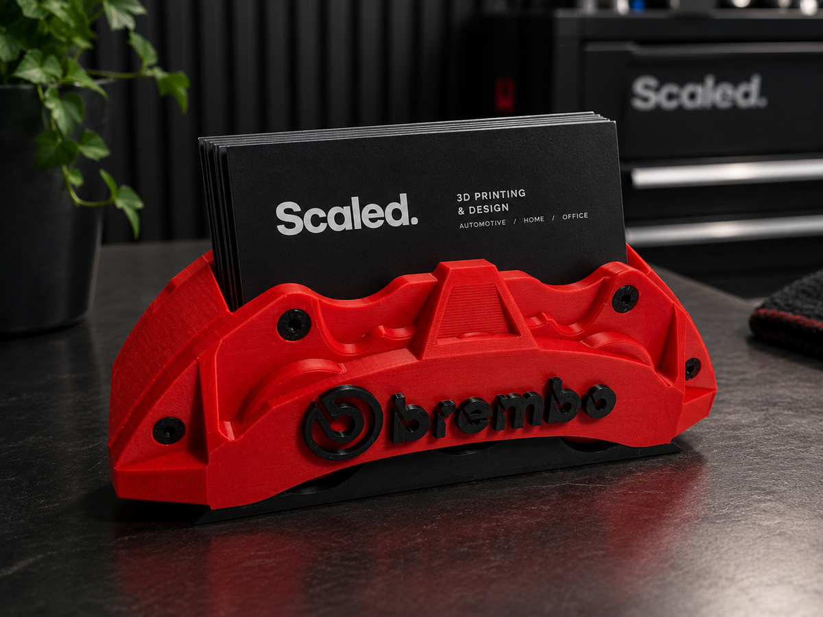 Brake Caliper Business Card Holder